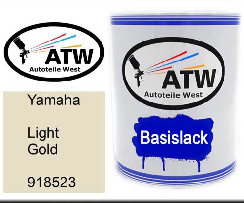 Yamaha, Light Gold, 918523: 1L Lackdose, von ATW Autoteile West.